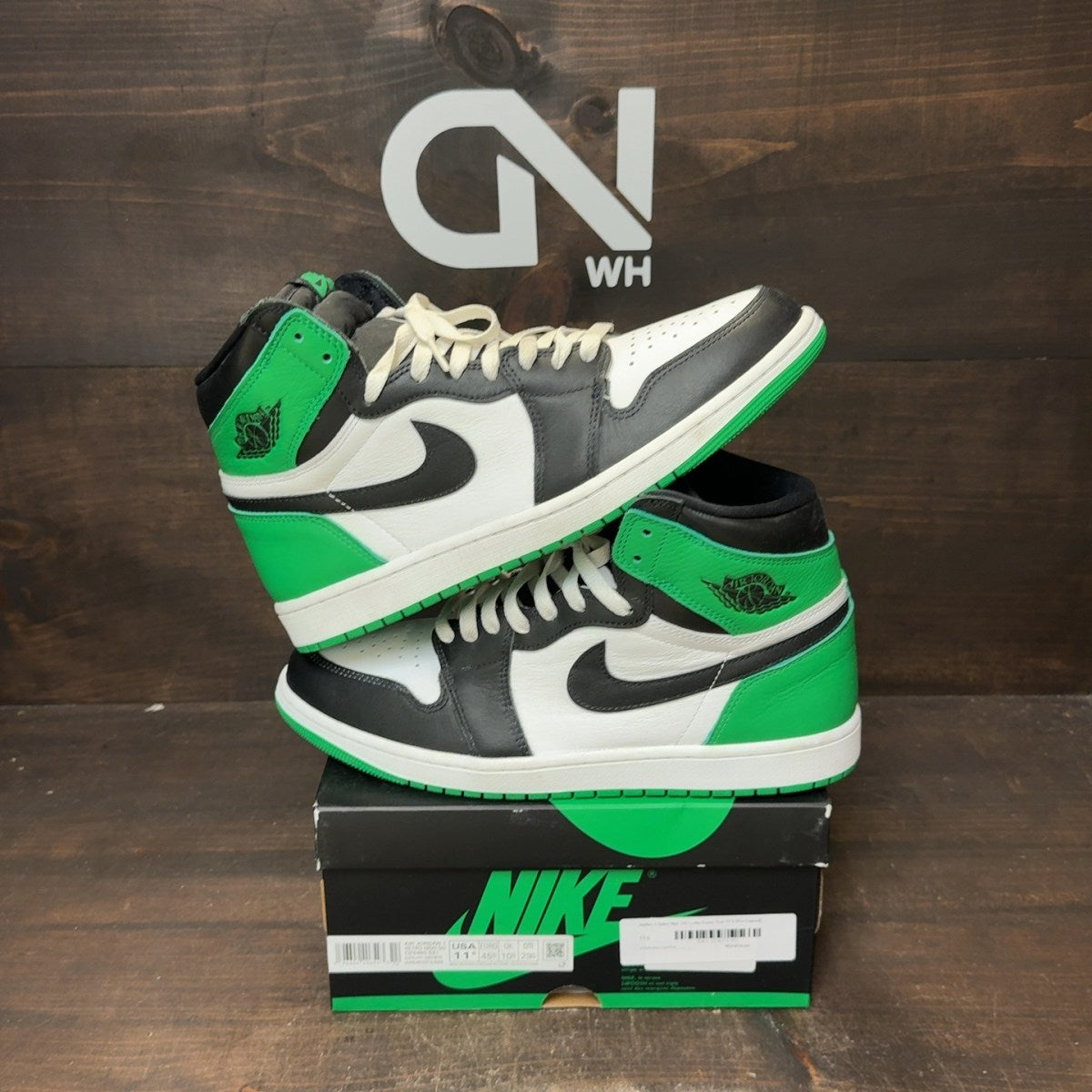 Jordan 1 Retro High OG Lucky Green - Image 1