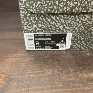 Jordan 3 Retro Pine Green Size 9 (Pre-Owned)
