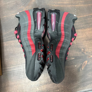 Nike Air Max 95 OG Big Bubble Black Crimson Grey - Image 2