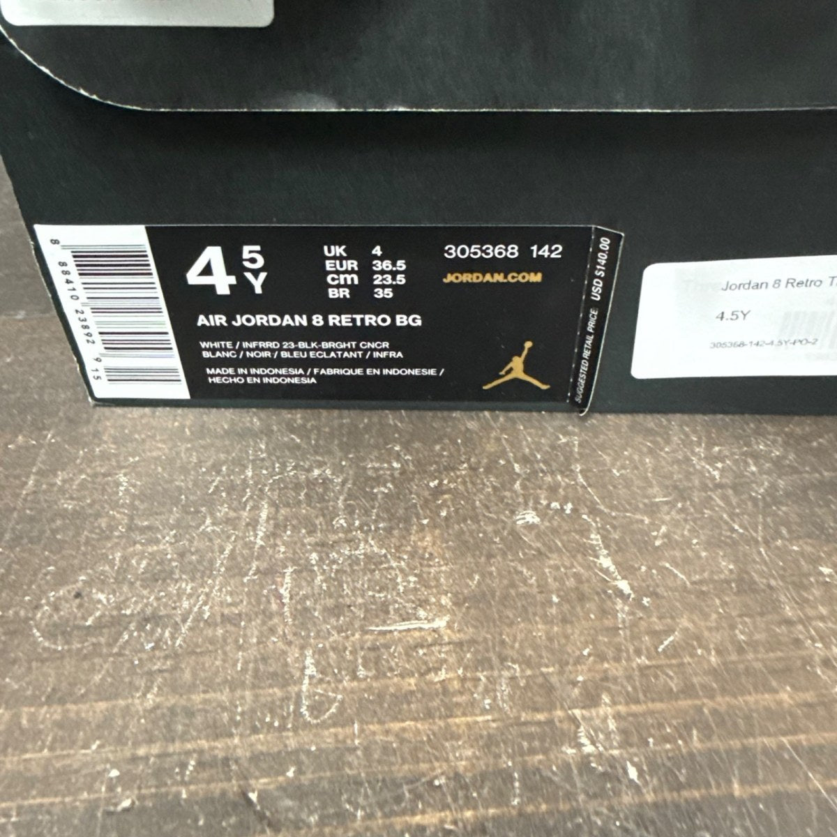 Jordan 8 Retro Three Peat (GS) - Image 8