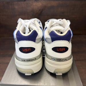 New Balance 992 White Navy - Image 3