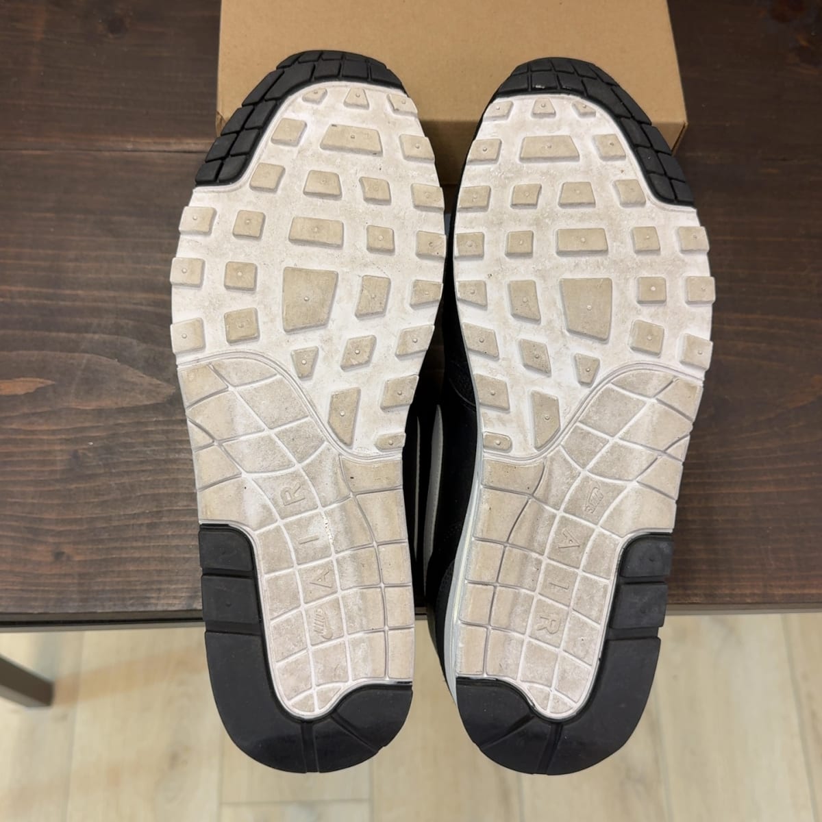 Nike Air Max 1 Black White (2019) Size 13 (Pre-Owned) - aux