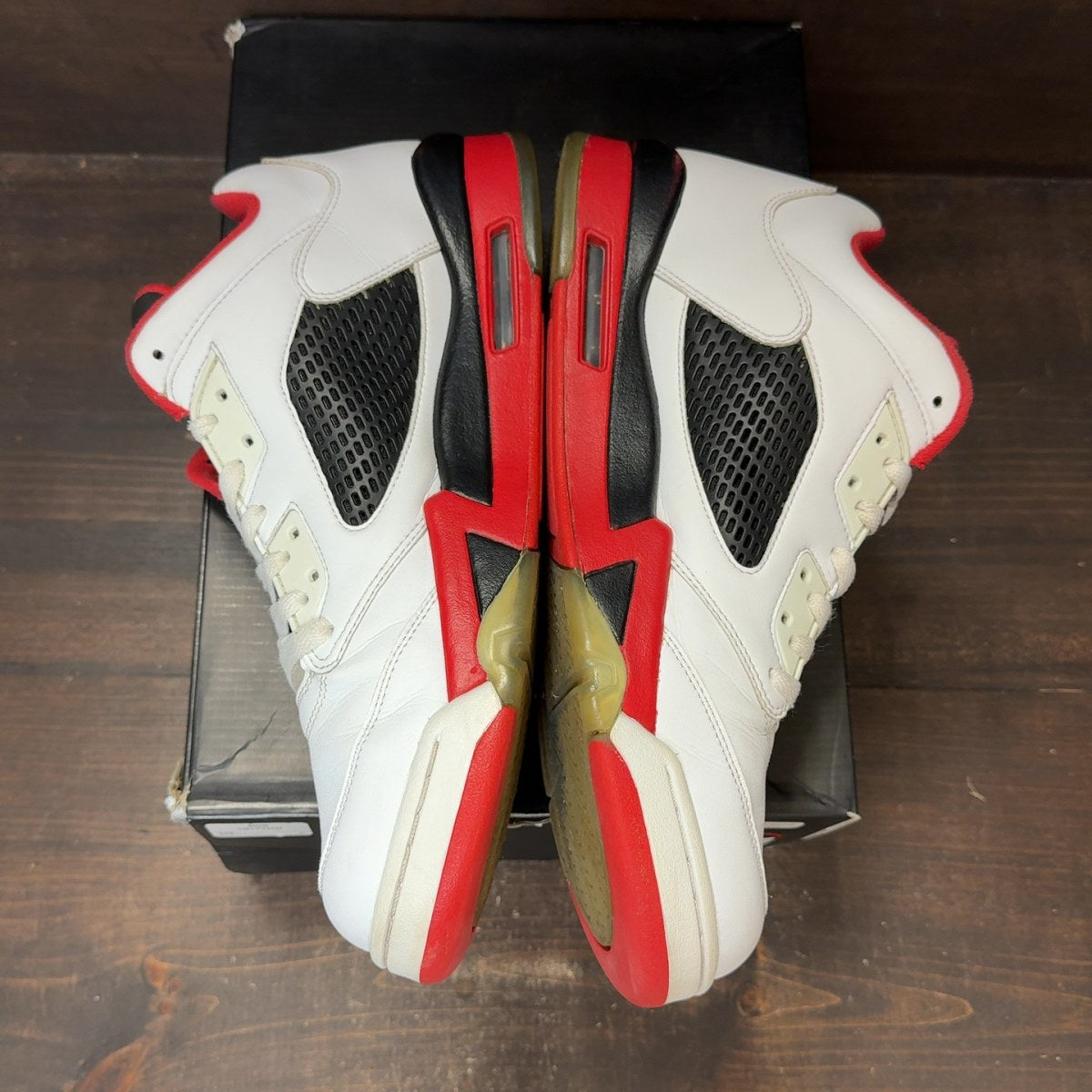 Jordan 5 Retro Low Fire Red Size 12 (Pre-Owned) - aux