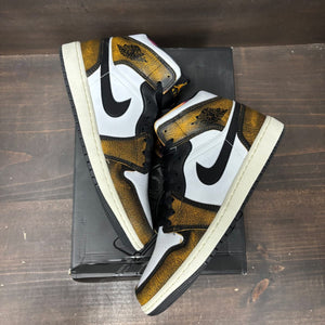 Jordan 1 Mid SE Orange Wear Away Size 10 (Pre-Owned) - back