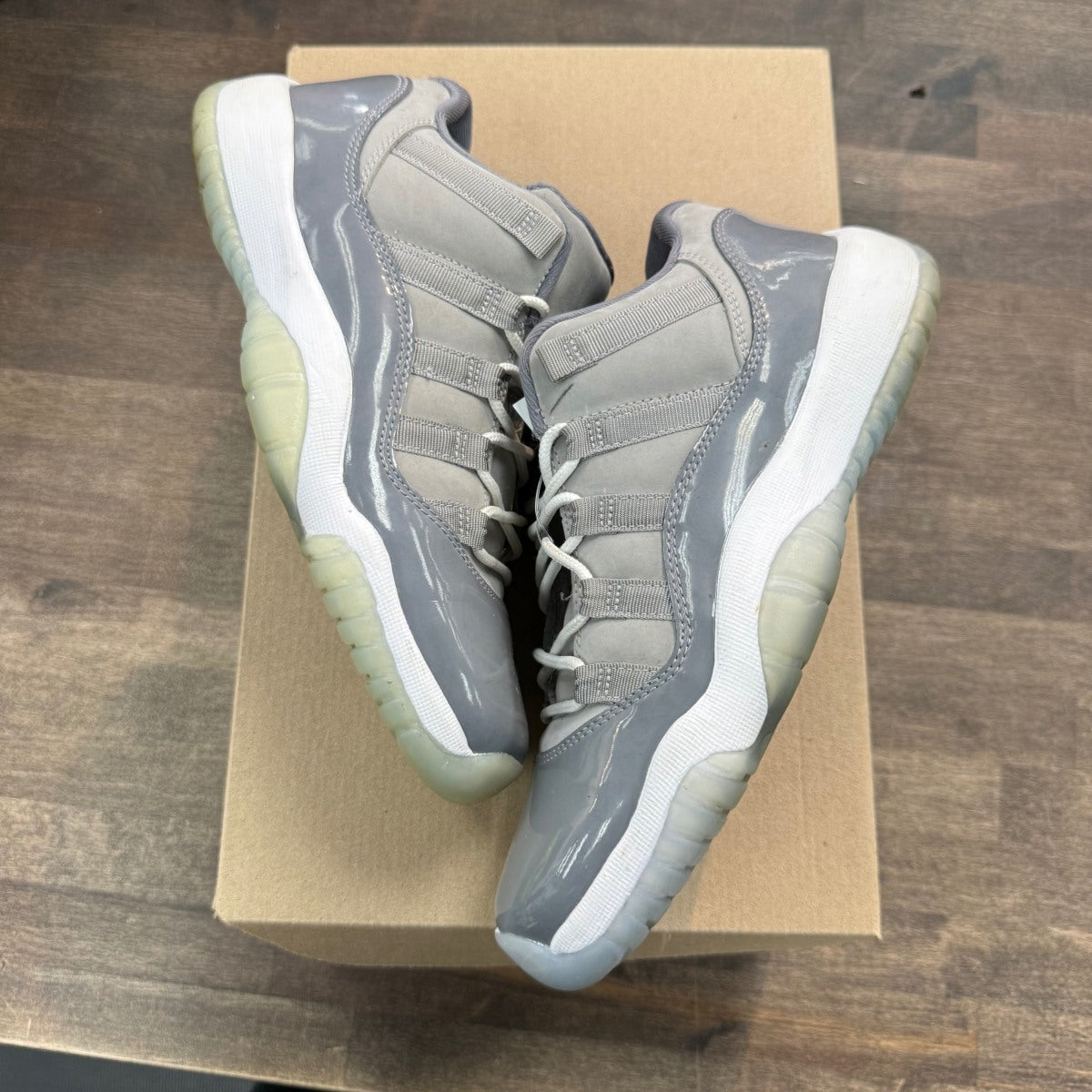 Jordan 11 Retro Low Cool Grey (GS) Size 6Y (Pre-Owned) - Image 1