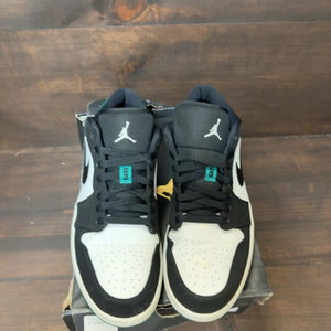 Jordan 1 Low White Black Mystic Green - Image 3