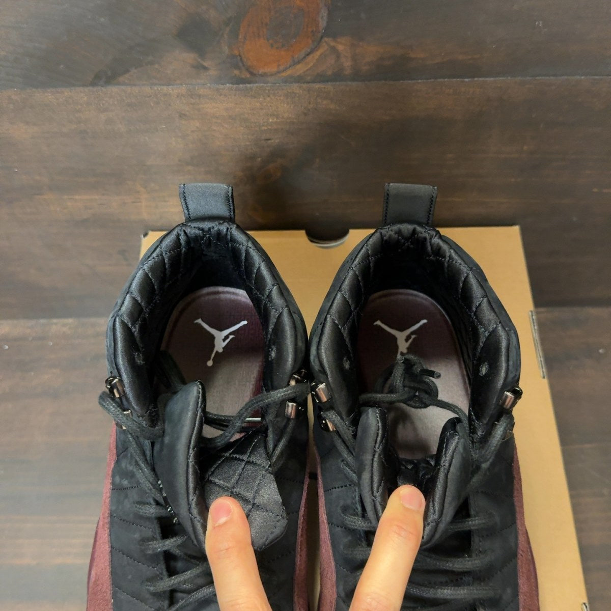 Jordan 12 Retro SP A Ma Maniére Black (Women's) - Image 4