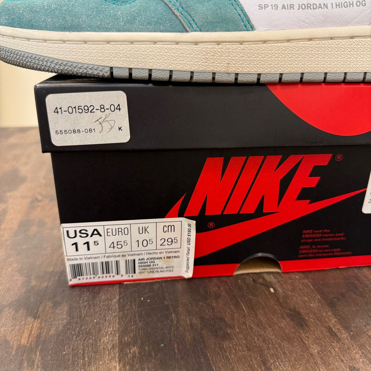 Jordan 1 Retro High Turbo Green - Image 6