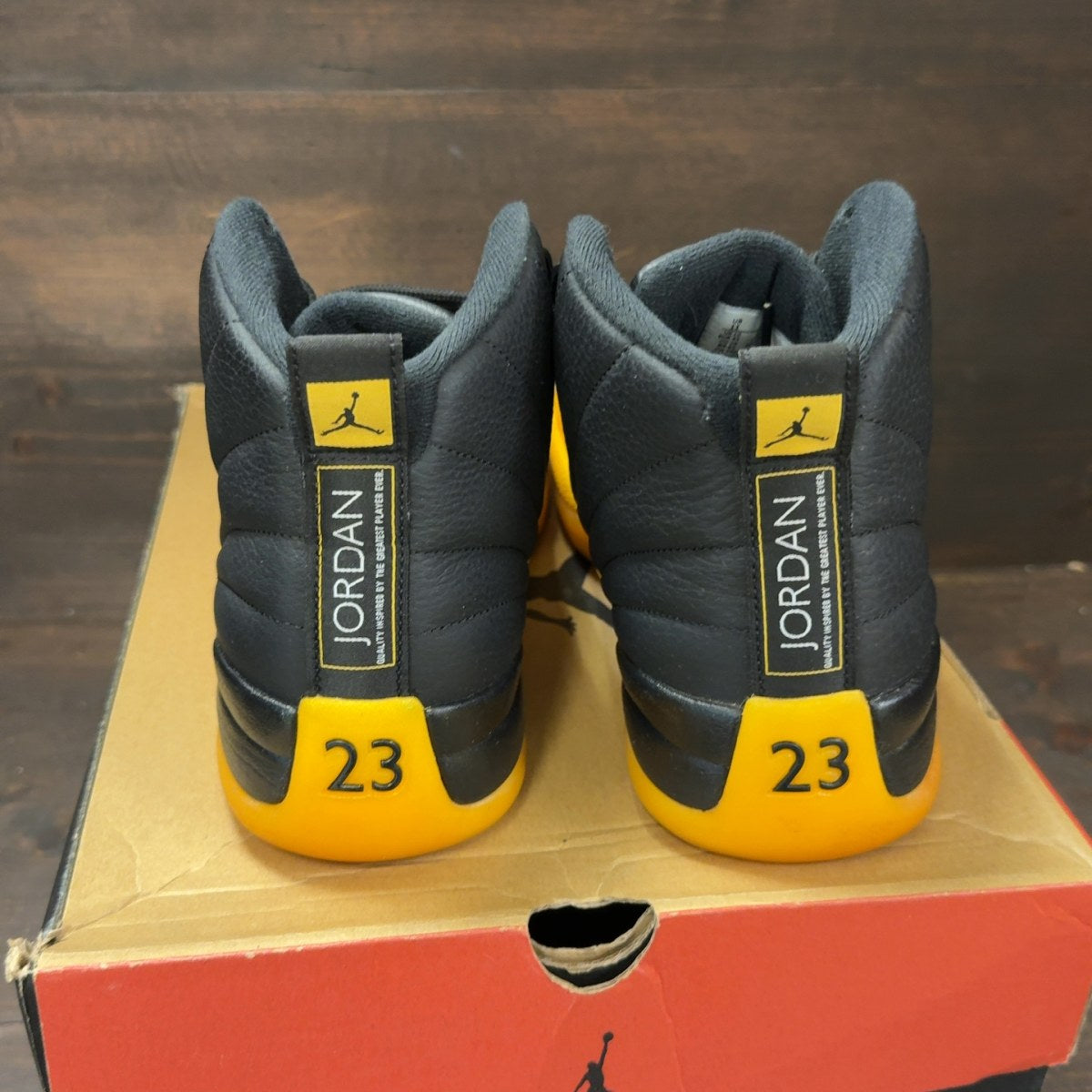 Jordan 12 Retro Black University Gold - Image 5