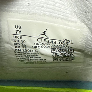 Jordan 4 Retro SE 95 Neon (GS) Size 7Y (Pre-Owned) - aux
