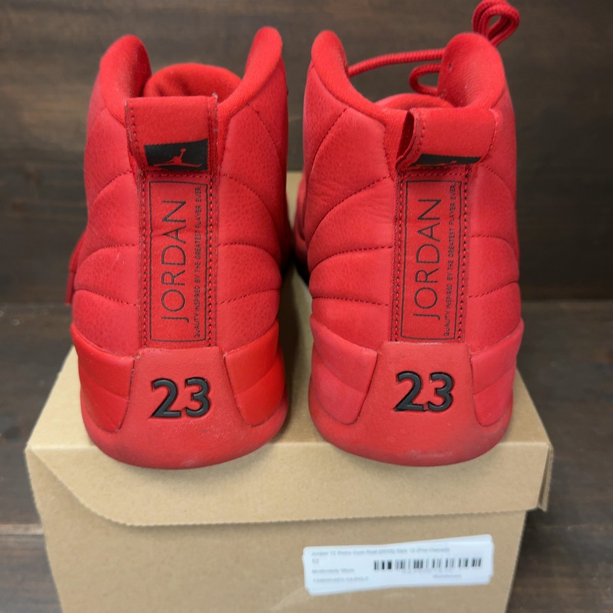 Jordan 12 Retro Gym Red (2018) Size 12 (Pre-Owned) - front