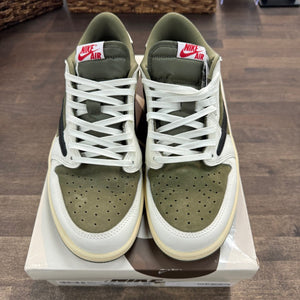 Jordan 1 Retro Low OG SP Travis Scott Medium Olive Size 12 (Pre-Owned) - Image 3
