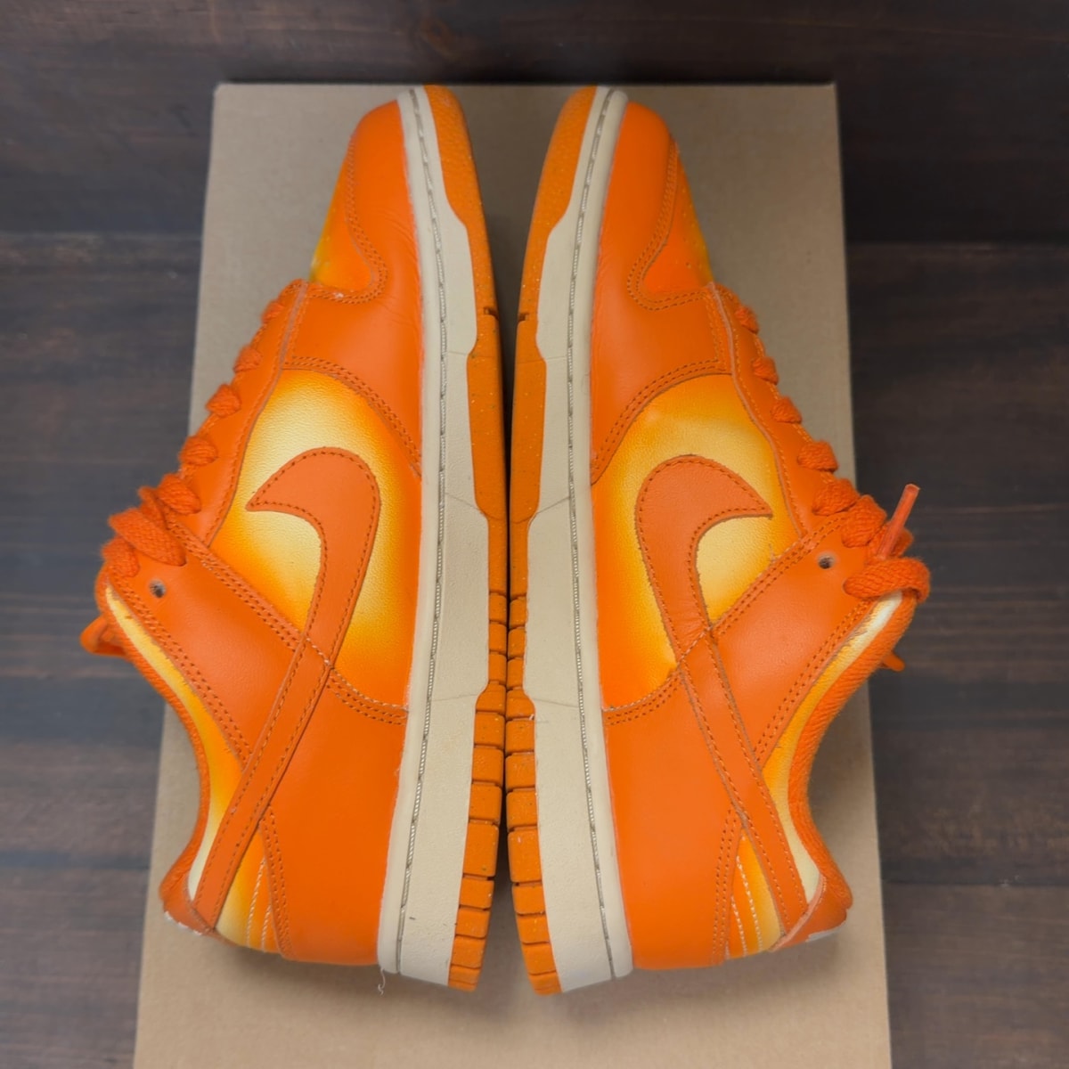 Nike Dunk Low Magma Orange (Women's) Size 7.5W (Pre-Owned) - Image 6