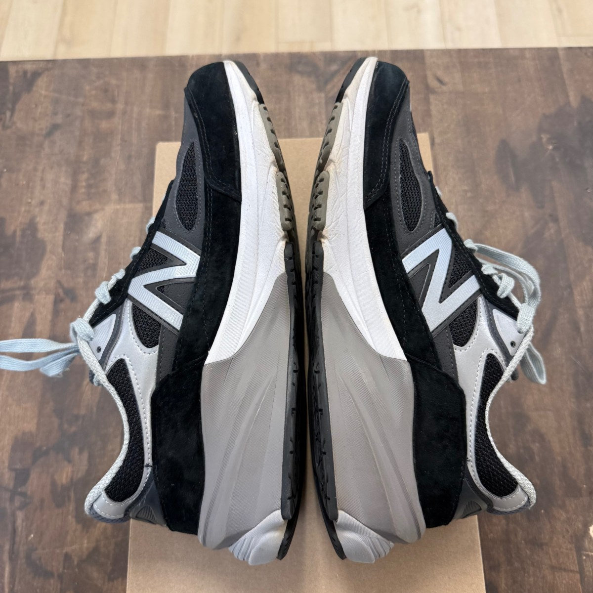 New Balance 990v6 MiUSA Black Grey White Size 11.5 (Pre-Owned) - Image 5