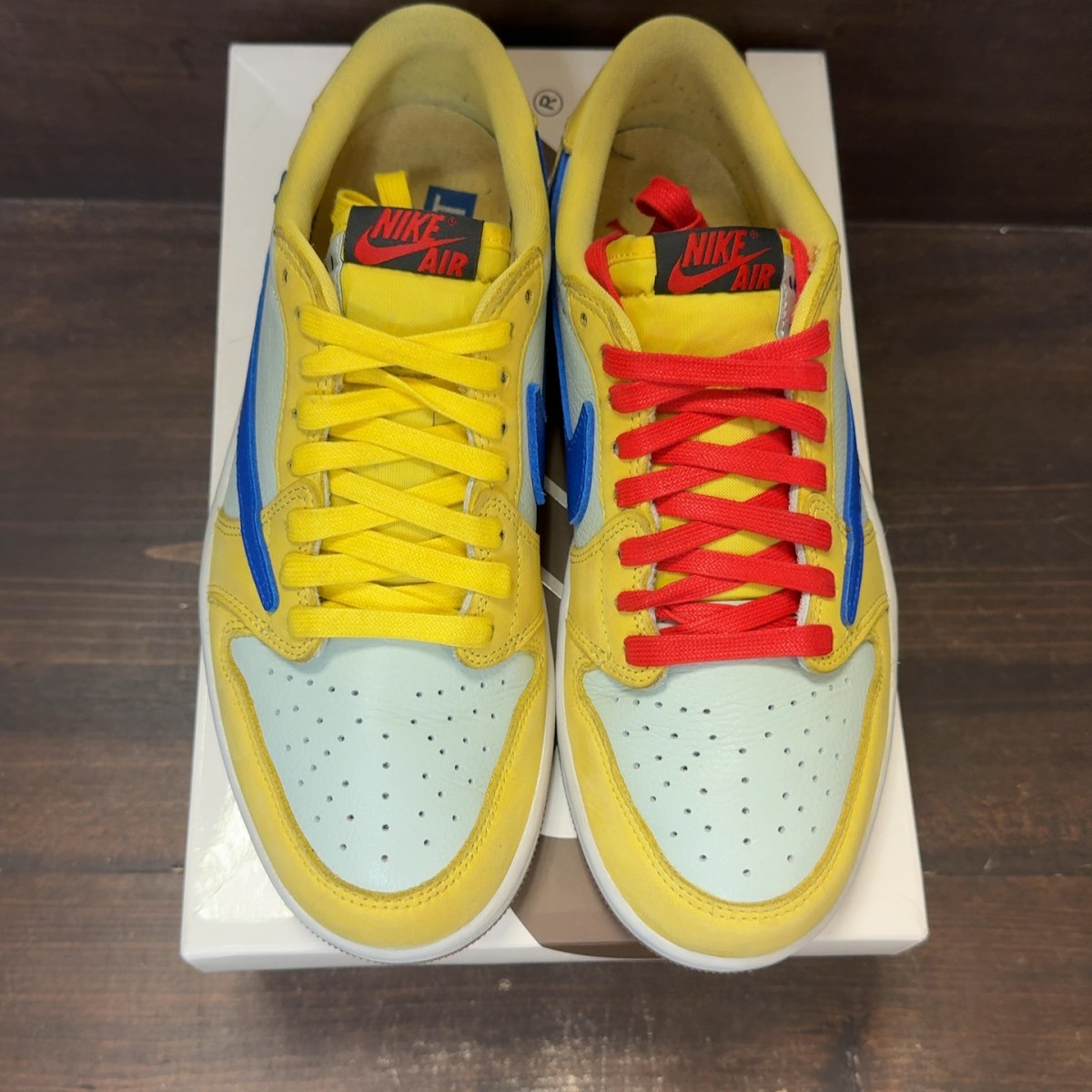 Jordan 1 Retro Low OG SP Travis Scott Canary (Women's) - Image 3