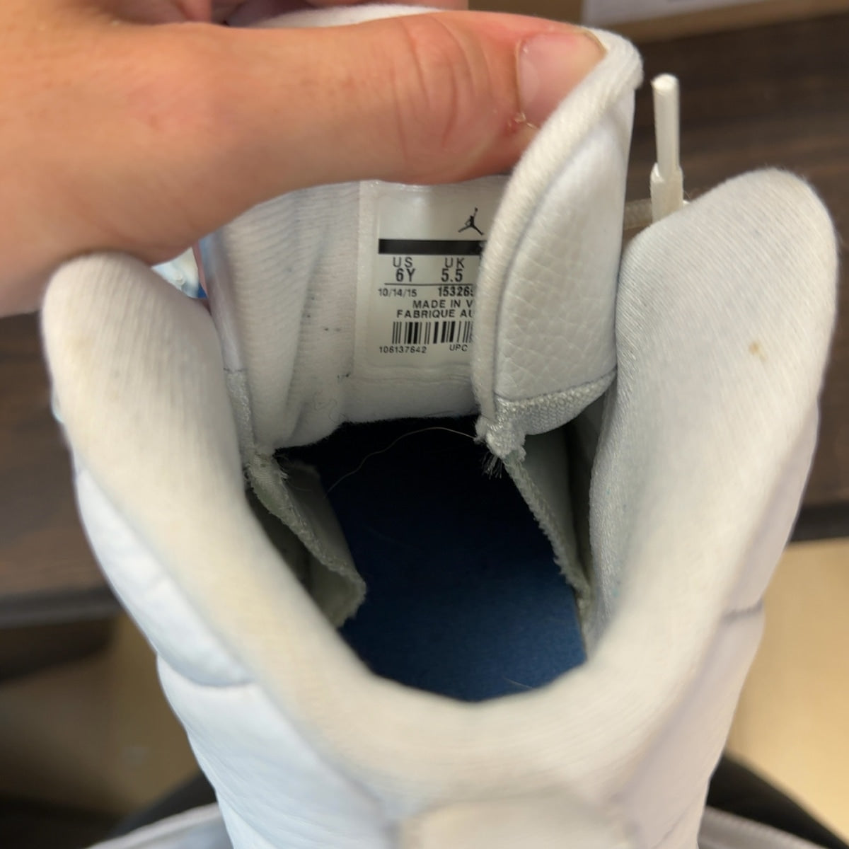 Jordan 12 Retro French Blue (2016) (GS) Size 6Y (Pre-Owned) - Image 7