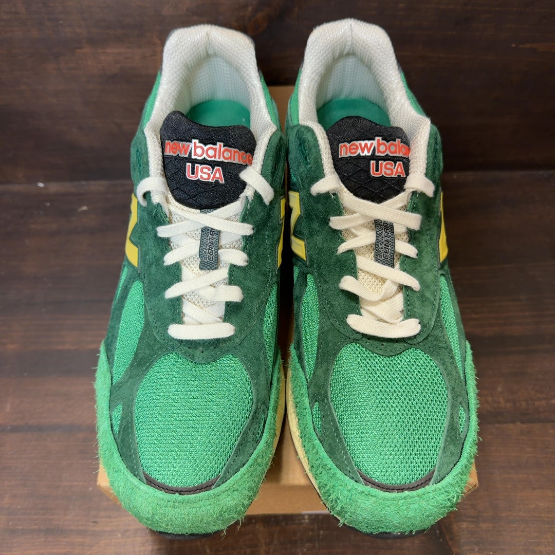 New Balance 990v3 MiUSA Varsity Green Gold Size 12 (Pre-Owned) - Image 3