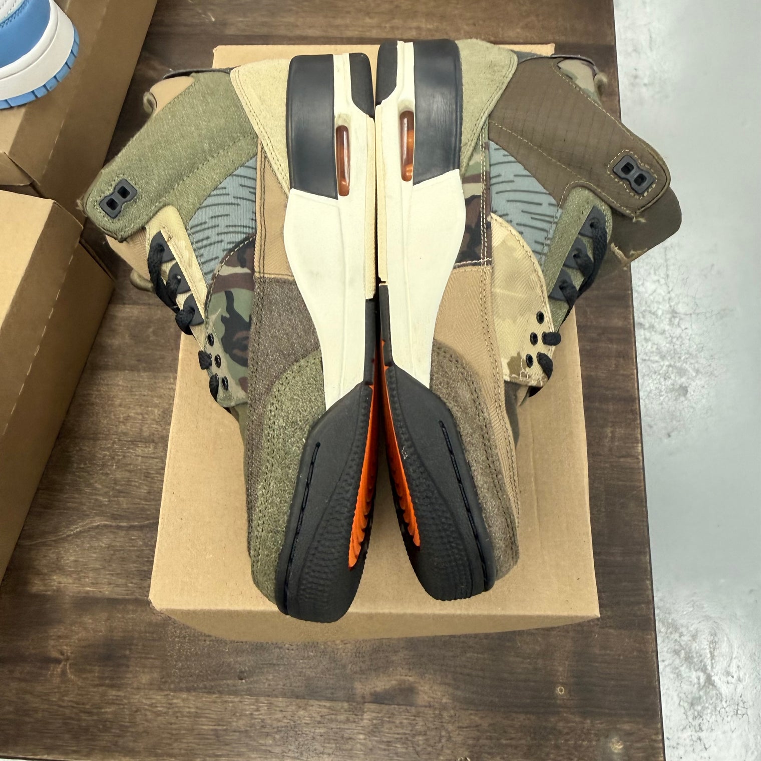 Patchwork Camo Jordan 3 Retro (USED, No Box)