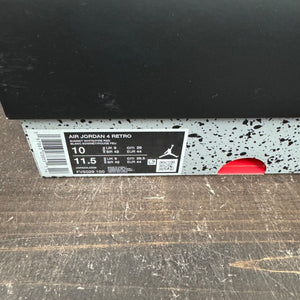 Jordan 4 Retro White Cement (2025) Size 10 (Pre-Owned) - aux