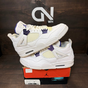 Jordan 4 Retro Metallic Purple Size 13 (Pre-Owned) - Image 1