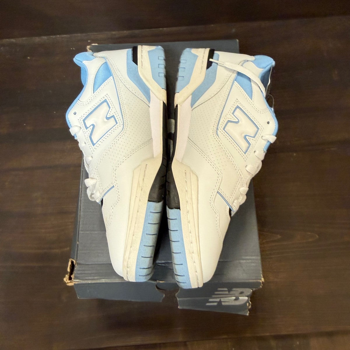 New Balance 550 UNC White University Blue - Image 4