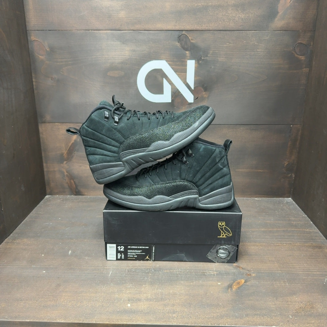 Jordan 12 Retro OVO Black - Image 1