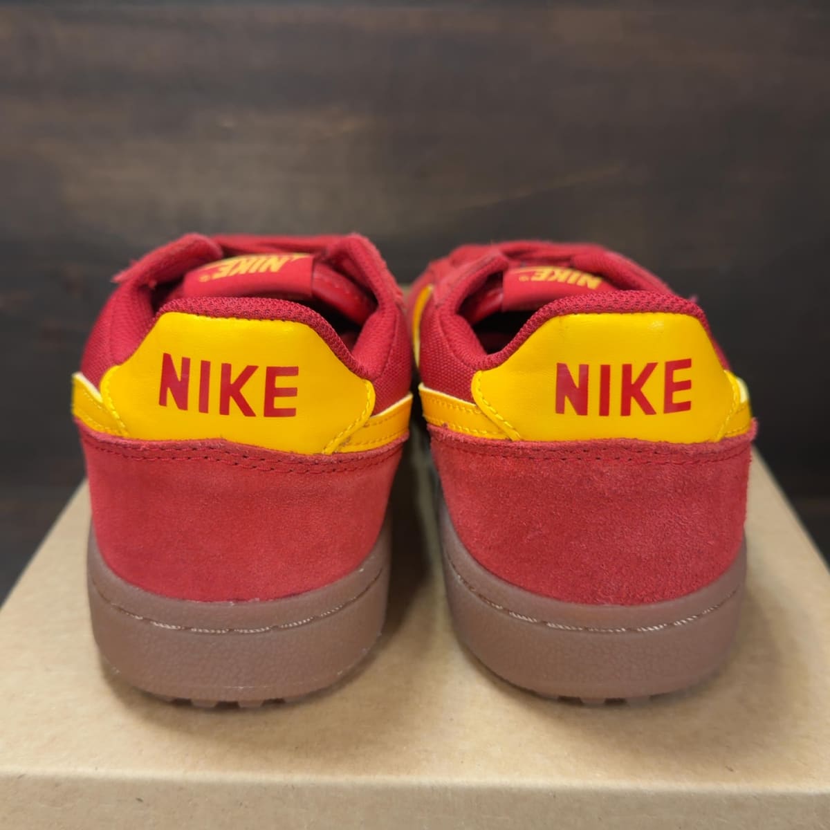 Nike Field General Gym Red Gum Medium Brown Team Gold (GS) Size 6Y (Pre-Owned) - aux