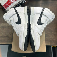 White Black Nike Dunk High 2012 (Used, No Box)