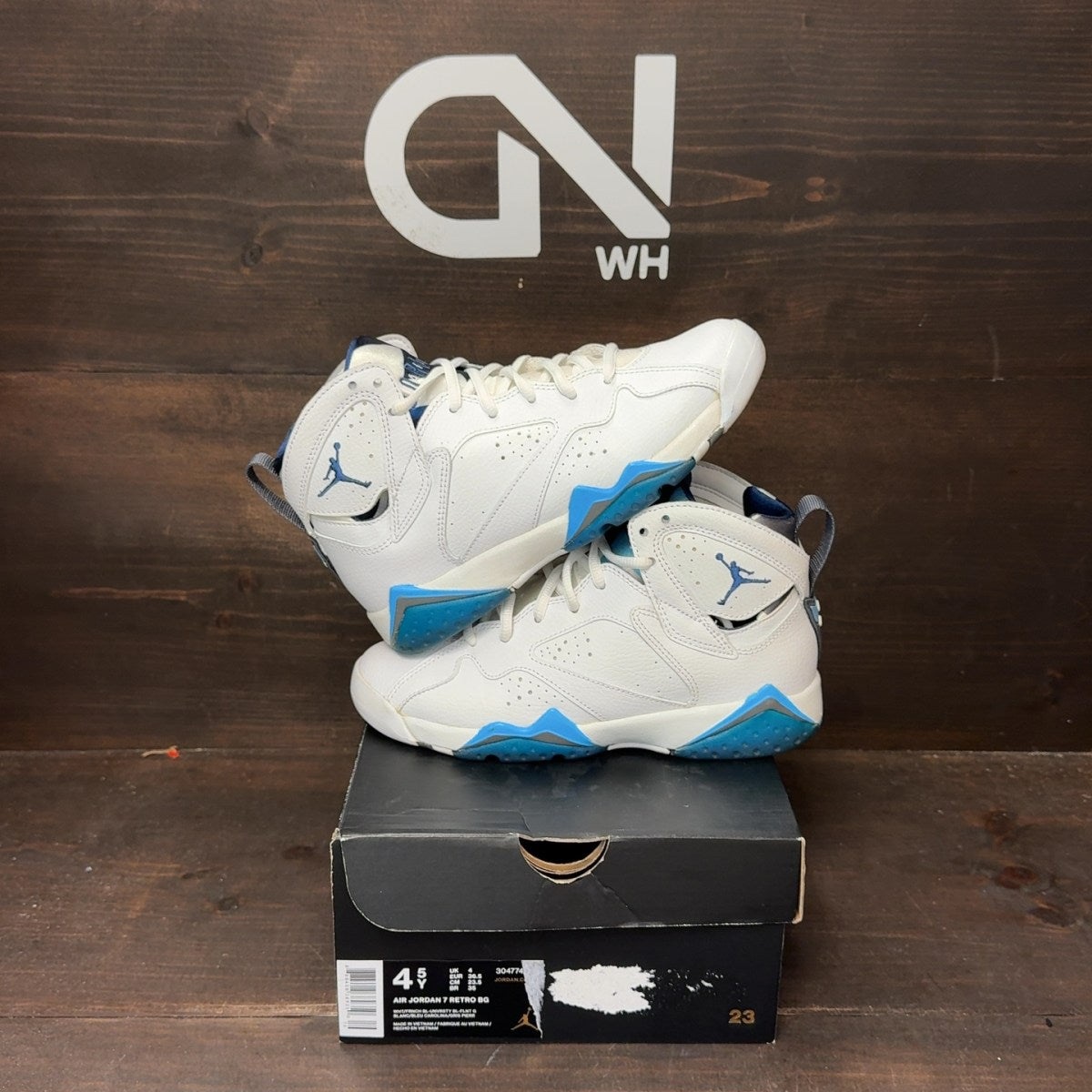 Jordan 7 Retro French Blue (2015) (GS) - Image 1