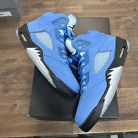 University Blue Jordan 5 Retro (USED)