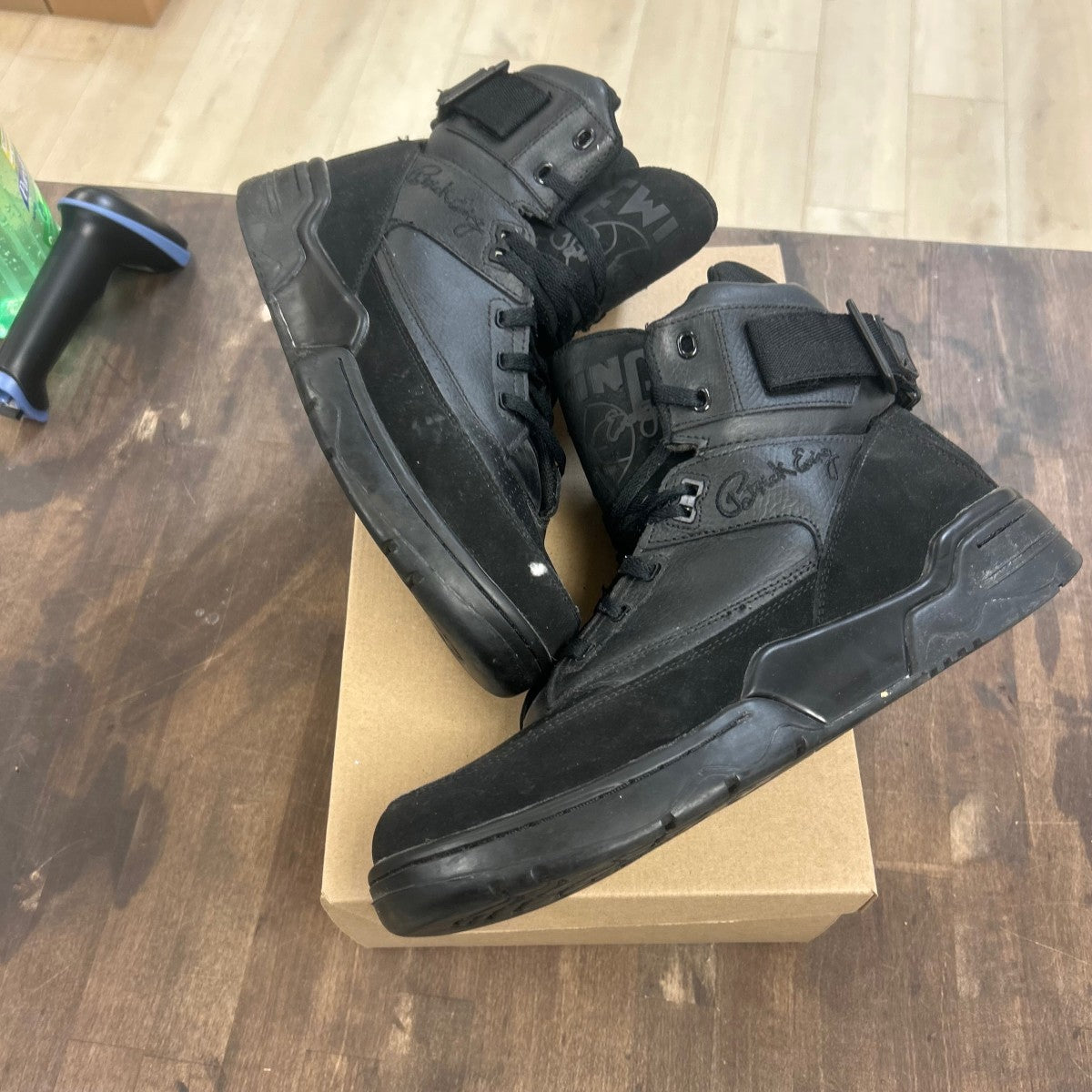 Ewing 33 Hi Black Croc Size 12 (Pre-Owned) - Image 1