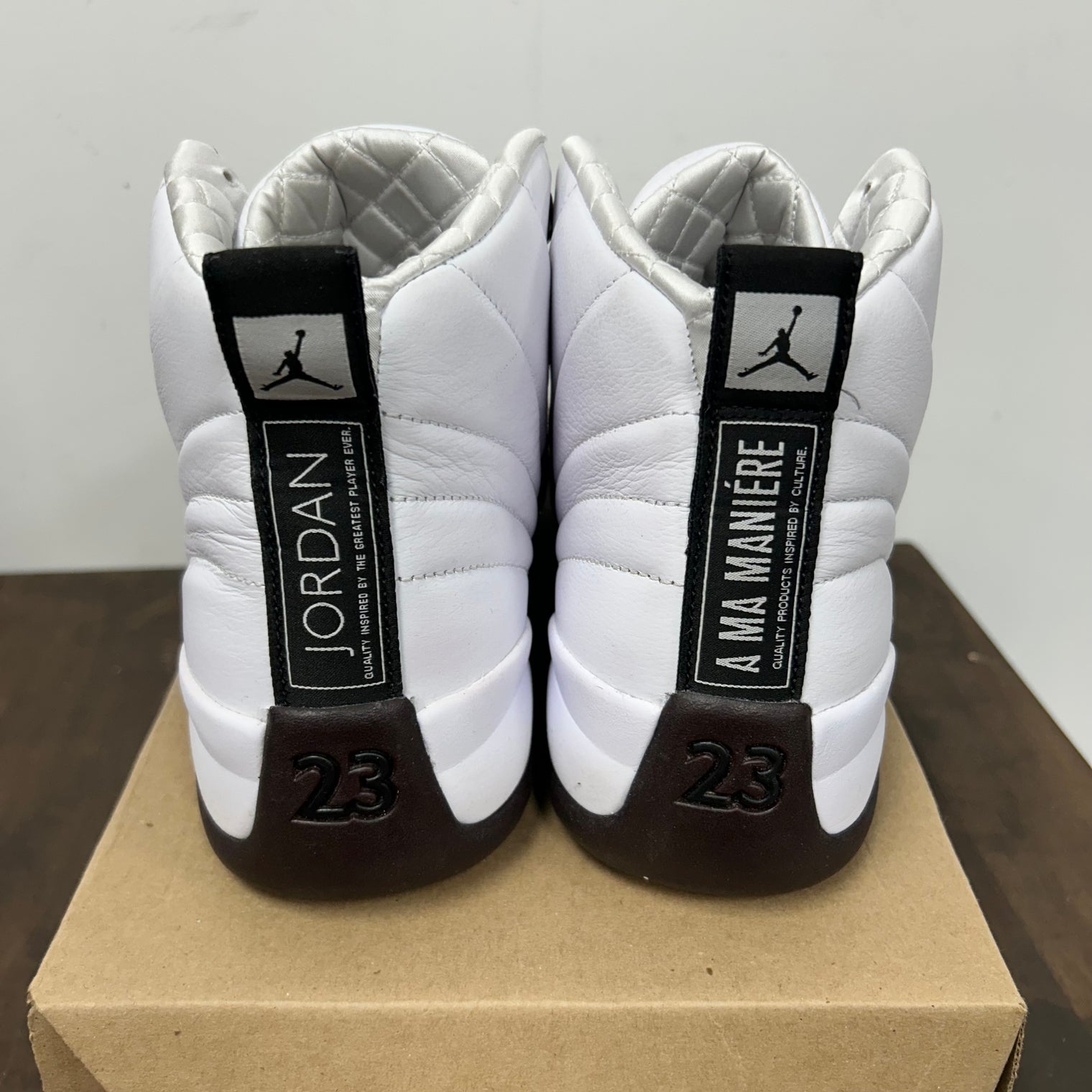 A Ma Maniere White Jordan 12 (W) (USED, No Box)