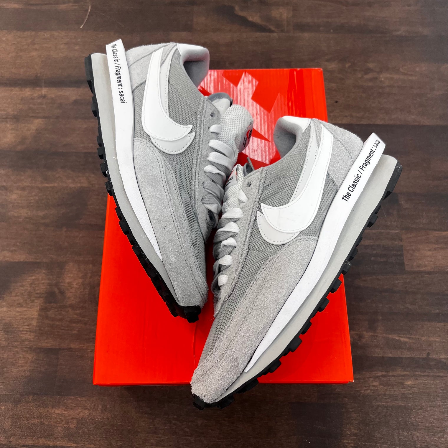 Sacai Fragment Grey Nike LD Waffle (USED)