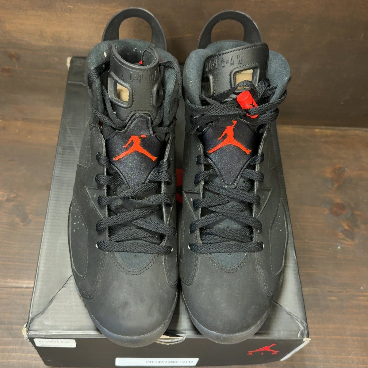 Jordan 6 Retro Infrared Black (2014) Size 11.5 (Pre-Owned) - tag