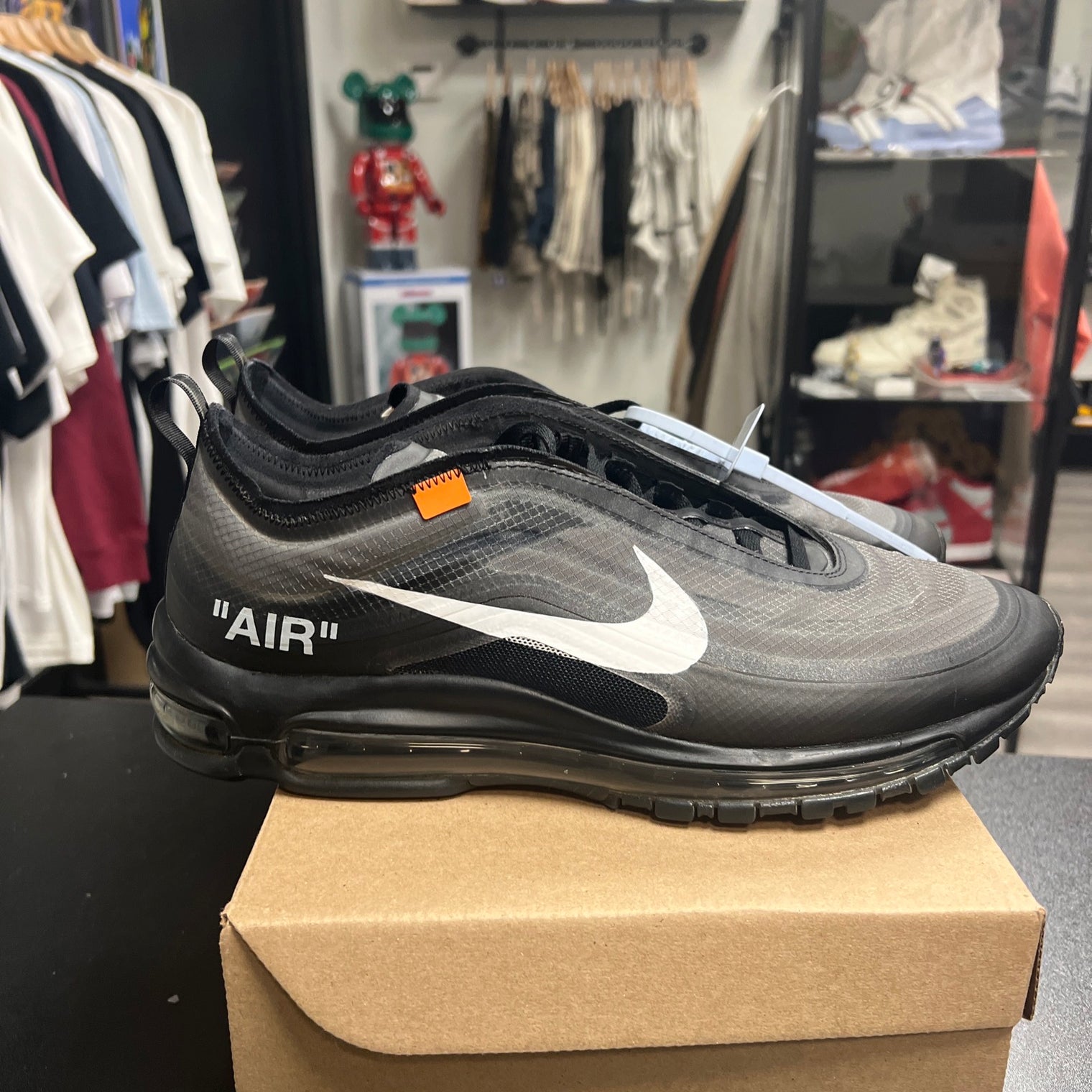 Off-White Air Max 97 Black (USED, no box)