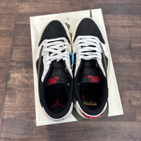 (W) Olive Travis Scott Jordan 1 Low (USED)
