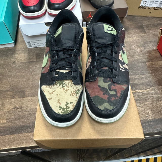Crazy Camo Dunk Low (USED, No Box)