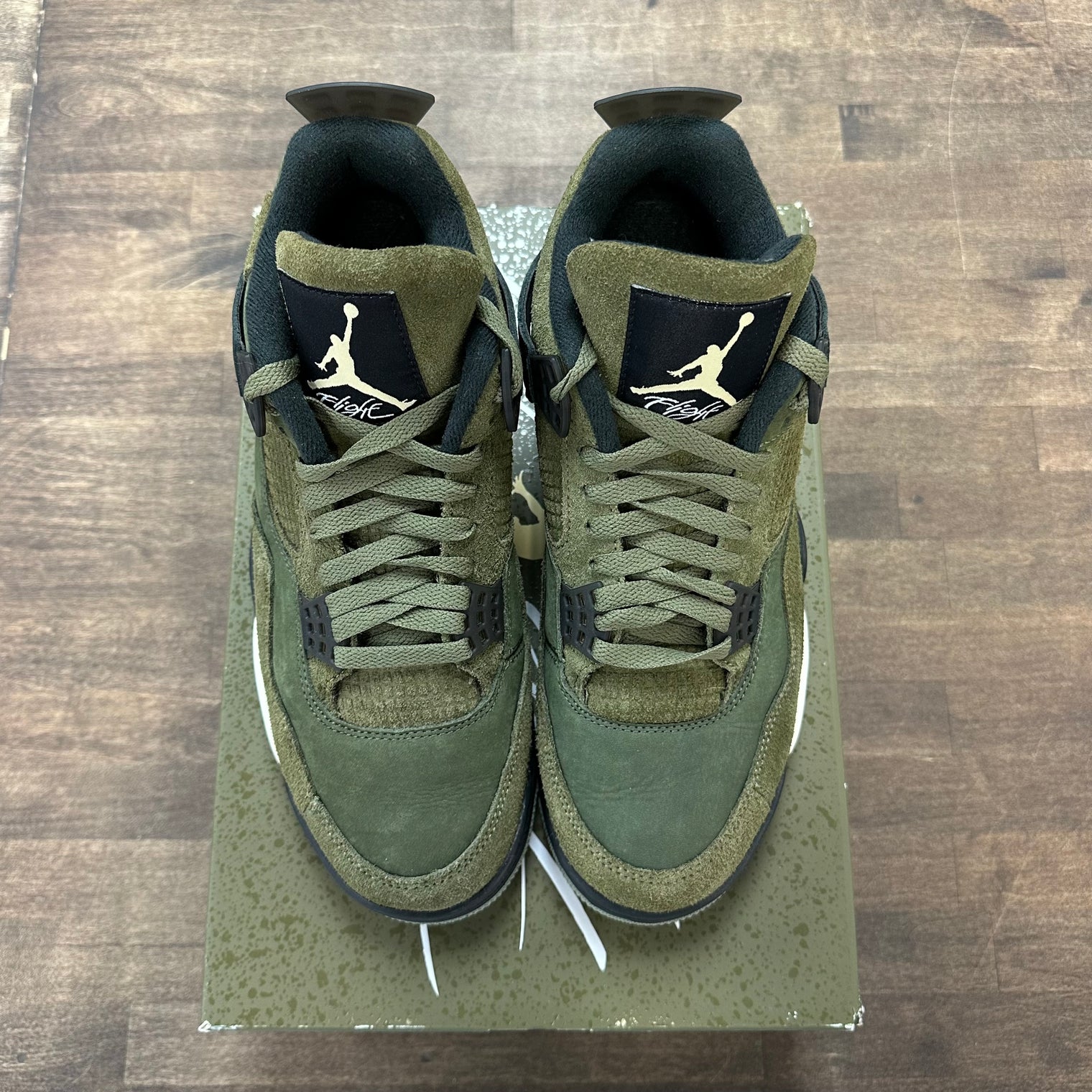 Craft Olive Jordan 4 Retro  (USED)