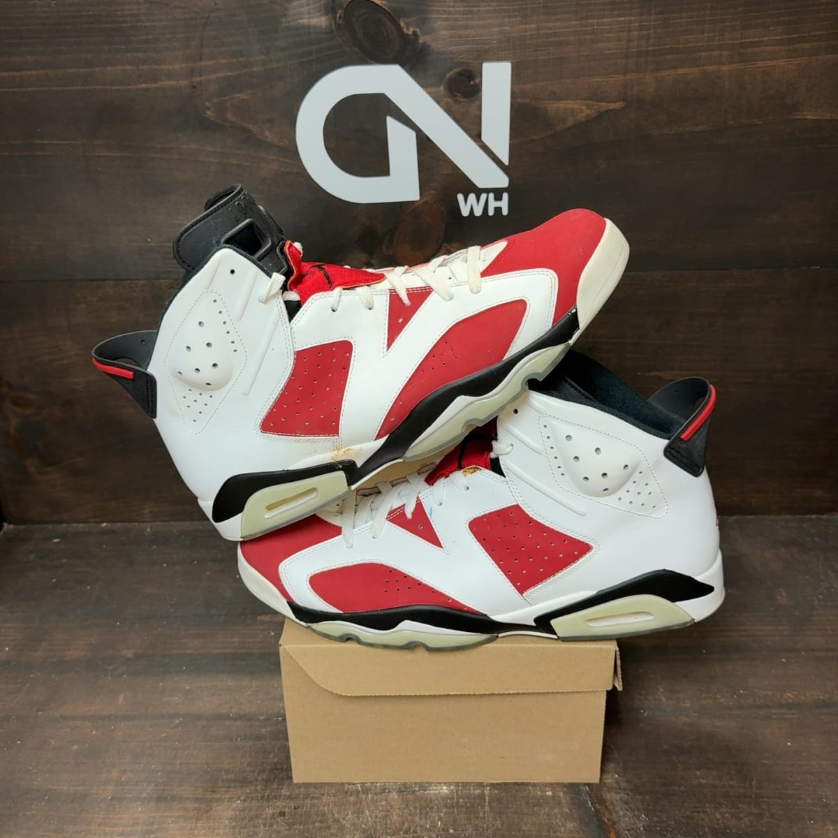 Jordan 6 Retro Carmine (2014) Size 15 (Pre-Owned) - front