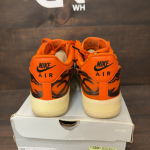Nike Air Force 1 Low Orange Skeleton Halloween (2020) Size 13 (Pre-Owned)