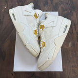 Jordan 4 Retro Metallic Gold (Women's) - Image 1