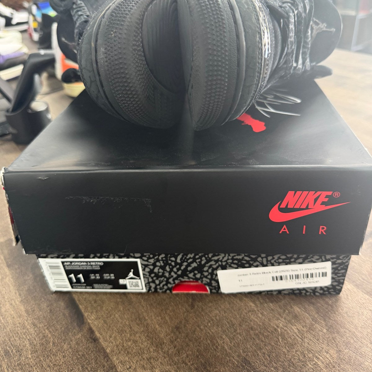 Jordan 3 Retro Black Cat (2025) - Image 6