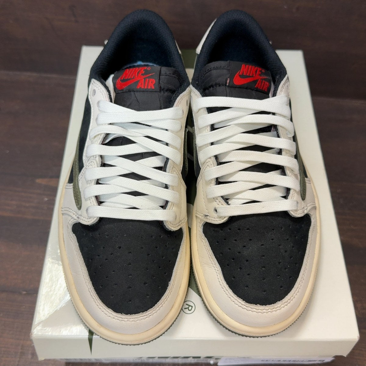 Jordan 1 Retro Low OG SP Travis Scott Olive (Women's) - Image 3