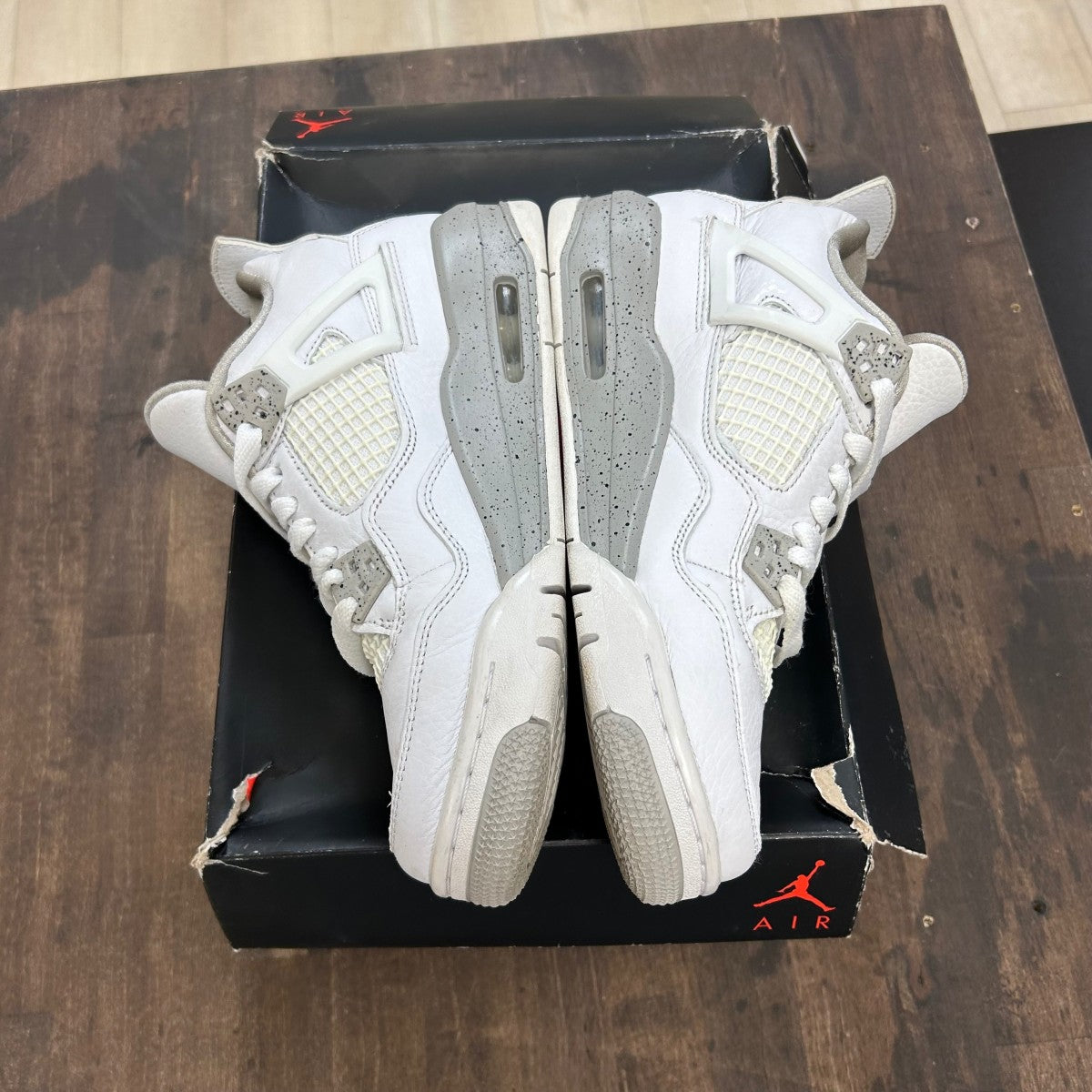 Jordan 4 Retro White Oreo (2021) (GS) - Image 3