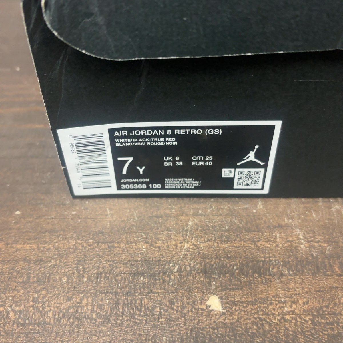 Jordan 8 Retro White True Red (2025) (GS) - Image 7