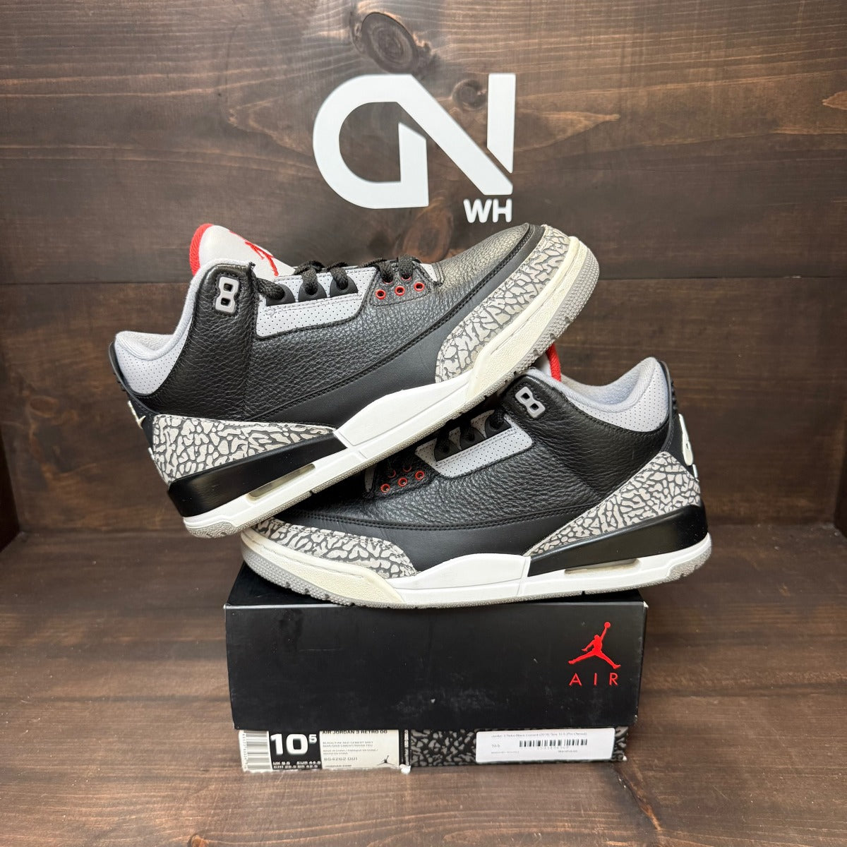 Jordan 3 Retro Black Cement (2018) - Image 1