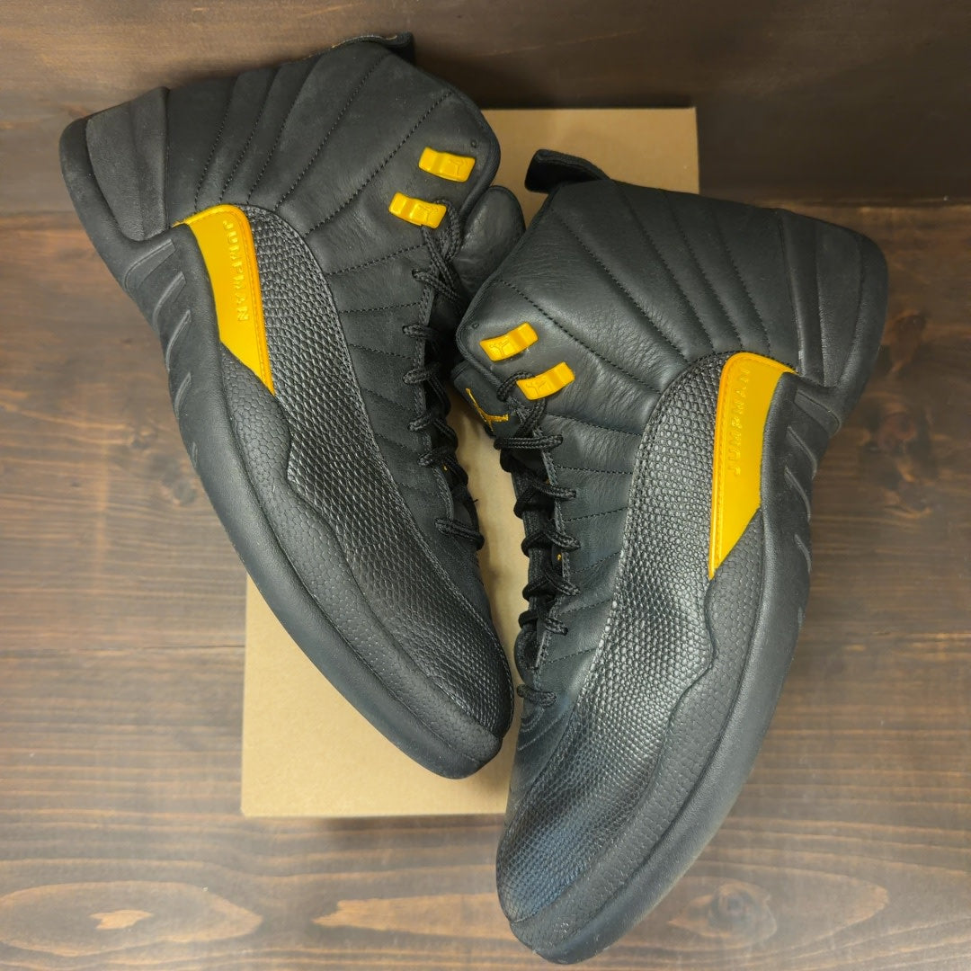 Jordan 12 Retro Black Taxi Size 14 (Pre-Owned) - Image 2