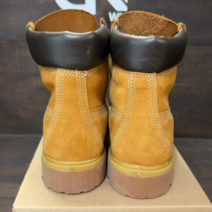 Timberland 6" Premium Waterproof Boots Wheat (Wide) Size 8.5 (Pre-Owned) - Image 4
