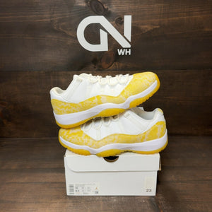 Jordan 11 Retro Low Yellow Snakeskin (Women's) - Image 1