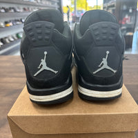 Black Canvas Jordan 4 Retro (USED,NO BOX)